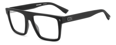 Men Premium Dsquared2 Eyeglasses: Icon 0012 - Matte Black - SpecSMART Eye Clinic (Diagonal View)